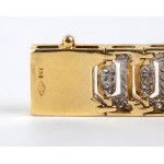 Bracelet en or avec diamants -