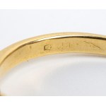 Trilogy diamond gold ring -