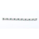 Smaragd-Diamant-Goldarmband -