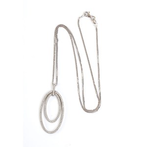 Gold diamond necklace -