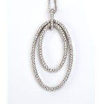 Gold diamond necklace -
