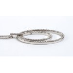 Gold diamond necklace -