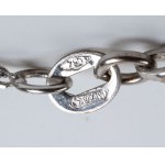 Gold diamond necklace -