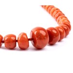 Mediterranean coral necklace -