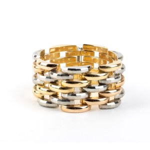 Three color gold bracelet - 1940s