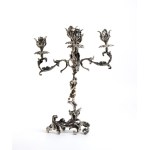 Sterling silver candlestick - Italy 20th century