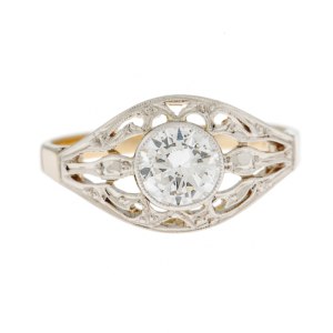 Ring, Ungarn, Anfang 20. Jahrhundert, edwardianischer Stil