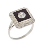 Ring, 1920s-30s, art déco