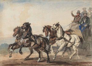 Piotr Michałowski (1800-1855), Dyliżans, po 1840
