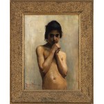 Janina Flamm (1877-1922), Study of a girl's nude, 1894