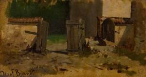 Józef Brandt (1841-1915), Studium do obrazu Zaloty kozaka, ok. 1874