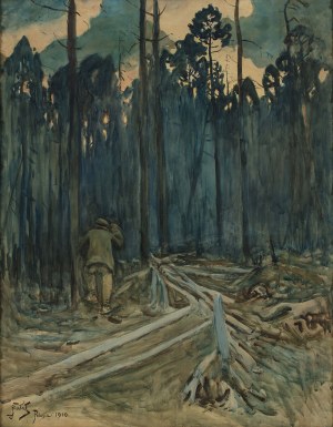 Julian Fałat (1853-1929), Polesie, 1910