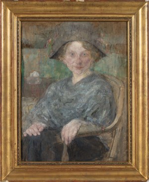 Olga Boznańska (1865-1940), Portret Henryki Marii Kurnatowskiej, 1913