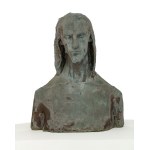 Xawery Dunikowski (1875-1964), Chrystus (studium do grupy Adoracja Chrystusa z portalu głównego Kościoła Serca Jezusowego w Krakowie), 1910-12 (Studium do głowy Chrystusa, Popiersie Chrystusa)
