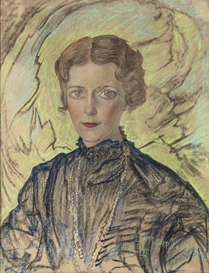 Stanisław Ignacy Witkiewicz (1885-1939) ((Witkacy)), Portret Wandy Orłowskiej, 1935