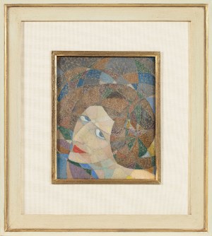 Bolesław Biegas (1877-1954), Sferyczna głowa kobiety, 1921