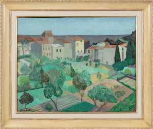 Józef Hecht (1891-1952), Paysage du Midi (Pejzaż z Południa), ok. 1921