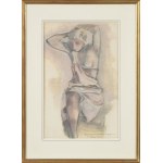 Leopold Gottlieb (1879-1934), Nude in Roses, 1930