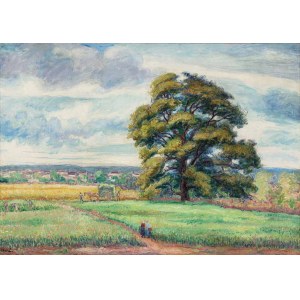 Jan Peszke (1870-1949) (Jean Peské), View from the Melun area, ca. 1930.
