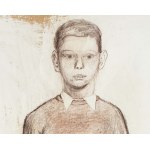 Andrzej Wróblewski (1927-1957), Boy on a White Background, 1955/56