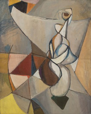 Tadeusz Kantor (1915-1990), Przestrzeń parasolowata i figury, ok. 1948
