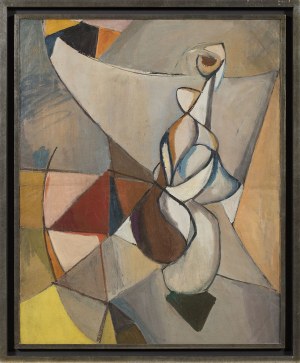 Tadeusz Kantor (1915-1990), Przestrzeń parasolowata i figury, ok. 1948