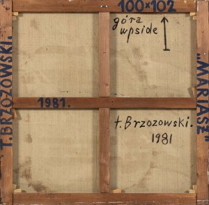 Tadeusz Brzozowski (1918-1987), Mariasz, 1981