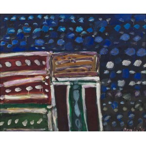 Tadeusz Dominik (1928-2014), Blau, 1965