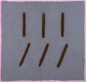 Józef Hałas (1927-2015), z cyklu Piony i Skosy, 2014