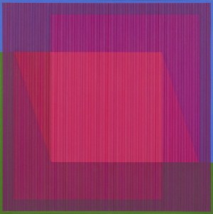 Julian Stańczak (1928-2017), Metaphor Five - 4, 1983