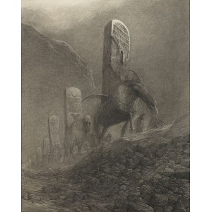 Zdzisław Beksiński (1929-2005), Ohne Titel, 1973