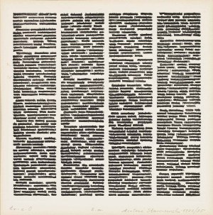 Antoni Starczewski (1924-2000), tr / e 0, 1977/1985