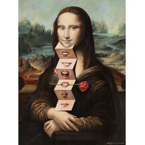Rafał Olbiński (b. 1943), The attempt of icon, 2025