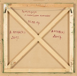 Andrzej Nowacki (ur. 1953), Kompozycja z nadmiarem czerwieni 25.08.17, 2017
