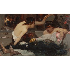 Wilhelm Kotarbiński (1849 Nieborów - 1922 Kijów), Rzymska orgia, około 1893