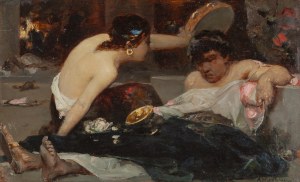 Wilhelm Kotarbiński (1849 Nieborów - 1922 Kijów), Rzymska orgia, około 1893