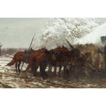 Józef Chełmoński (1849 Boczki near Łowicz - 1914 Kuklówka), Cossacks in front of an inn, 1881