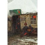 Józef Chełmoński (1849 Boczki near Łowicz - 1914 Kuklówka), Cossacks in front of an inn, 1881