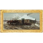 Józef Chełmoński (1849 Boczki near Łowicz - 1914 Kuklówka), Cossacks in front of an inn, 1881