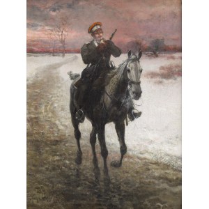Jan Chelminski (1851 Brzustow - 1925 New York), Cavalry Officer