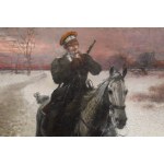 Jan Chelminski (1851 Brzustow - 1925 New York), Cavalry Officer