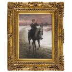 Jan Chelminski (1851 Brzustow - 1925 New York), Cavalry Officer