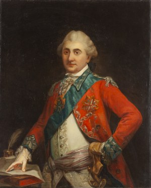 Marcello Bacciarelli, krąg, Portret Stanisława Augusta Poniatowskiego, XVIII/XIX wiek