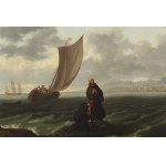 Casimir Zvan (1792 - 1858 ), Saint Francis of Paola in the Bay of Naples, 1848