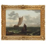 Casimir Zvan (1792 - 1858 ), Saint Francis of Paola in the Bay of Naples, 1848