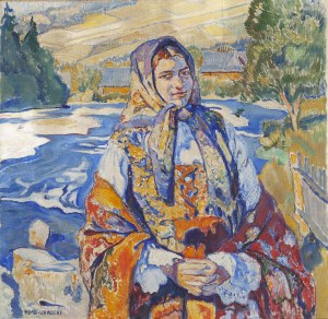 Władysław Jarocki (1879 Podhajczyki - 1965 Kraków), Góralka z Poronina