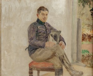 Jacek Malczewski (1854 Radom - 1929 Kraków), Portret oficera w mundurze austriackim, 1914