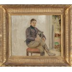 Jacek Malczewski (1854 Radom - 1929 Krakow), Portrait of an officer in Austrian uniform, 1914