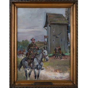 Jerzy KOSSAK (1886 - 1955), Uhlans, 1927