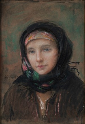 Teodor AXENTOWICZ (1859 - 1938), Hucułka